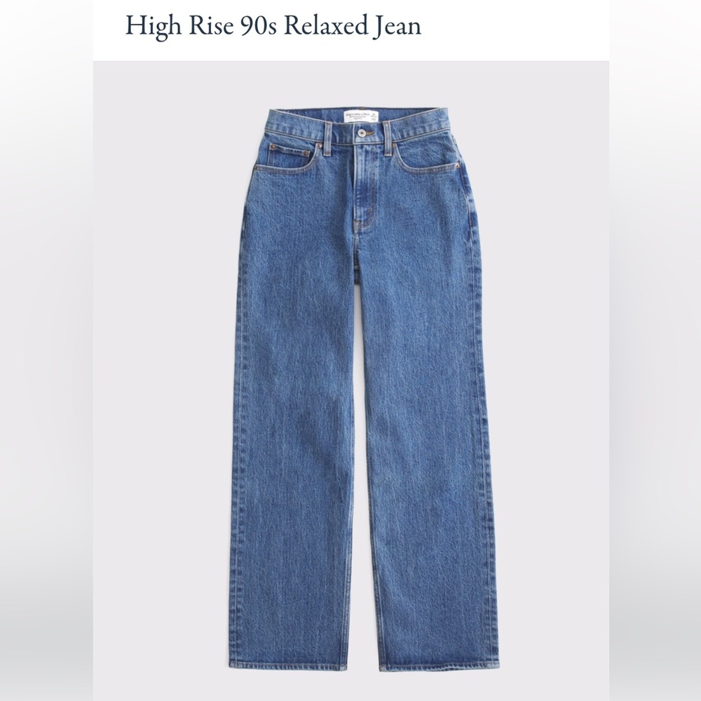 Abercrombie & Fitch High Rise 90s Relaxed Jean